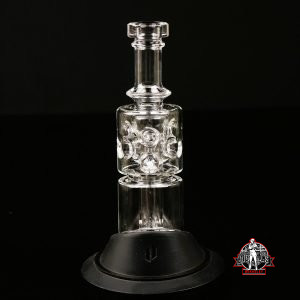 Puffco Top – Roots Glass – Thick Fab Puffco Peak Top w/ Opal