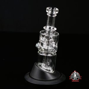 Puffco Top – Roots Glass – Thick Fab Puffco Peak Top w/ Opal