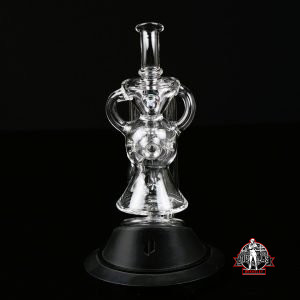 Puffco Top – Roots Glass – 7″ Exosphere Recycler Puffco Top w/ Opal